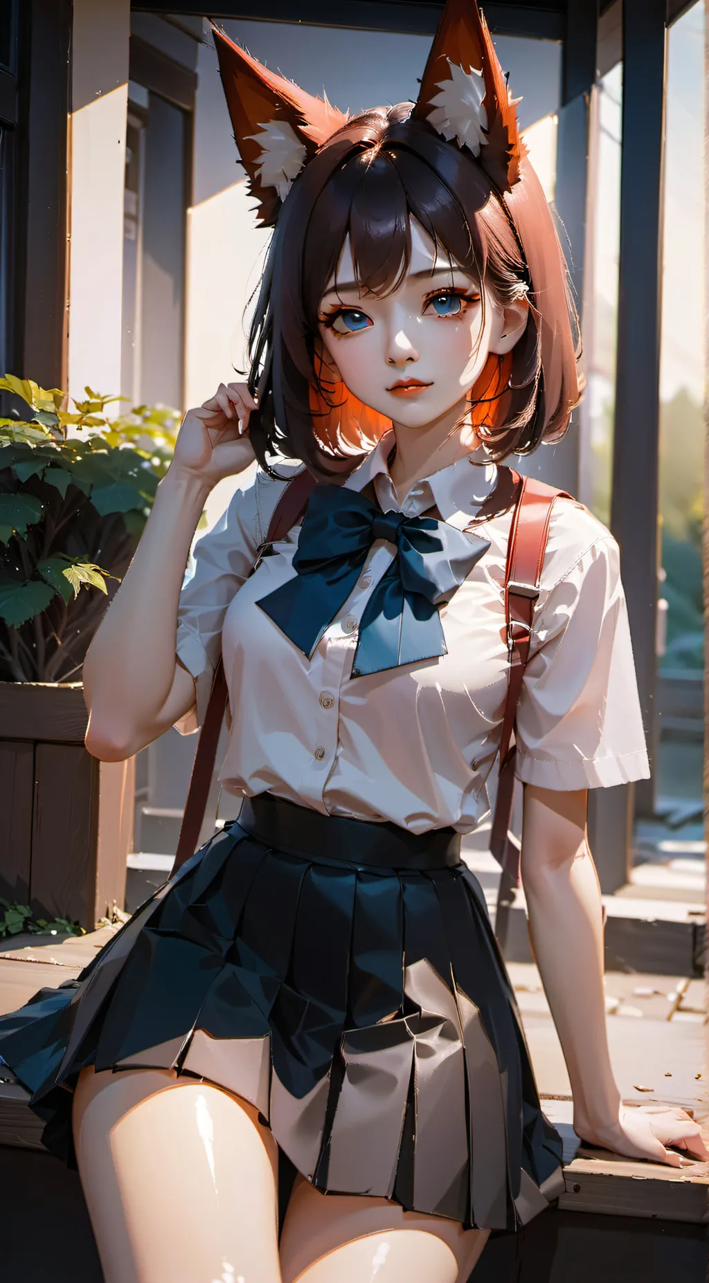 ai character: Trish Cartir background