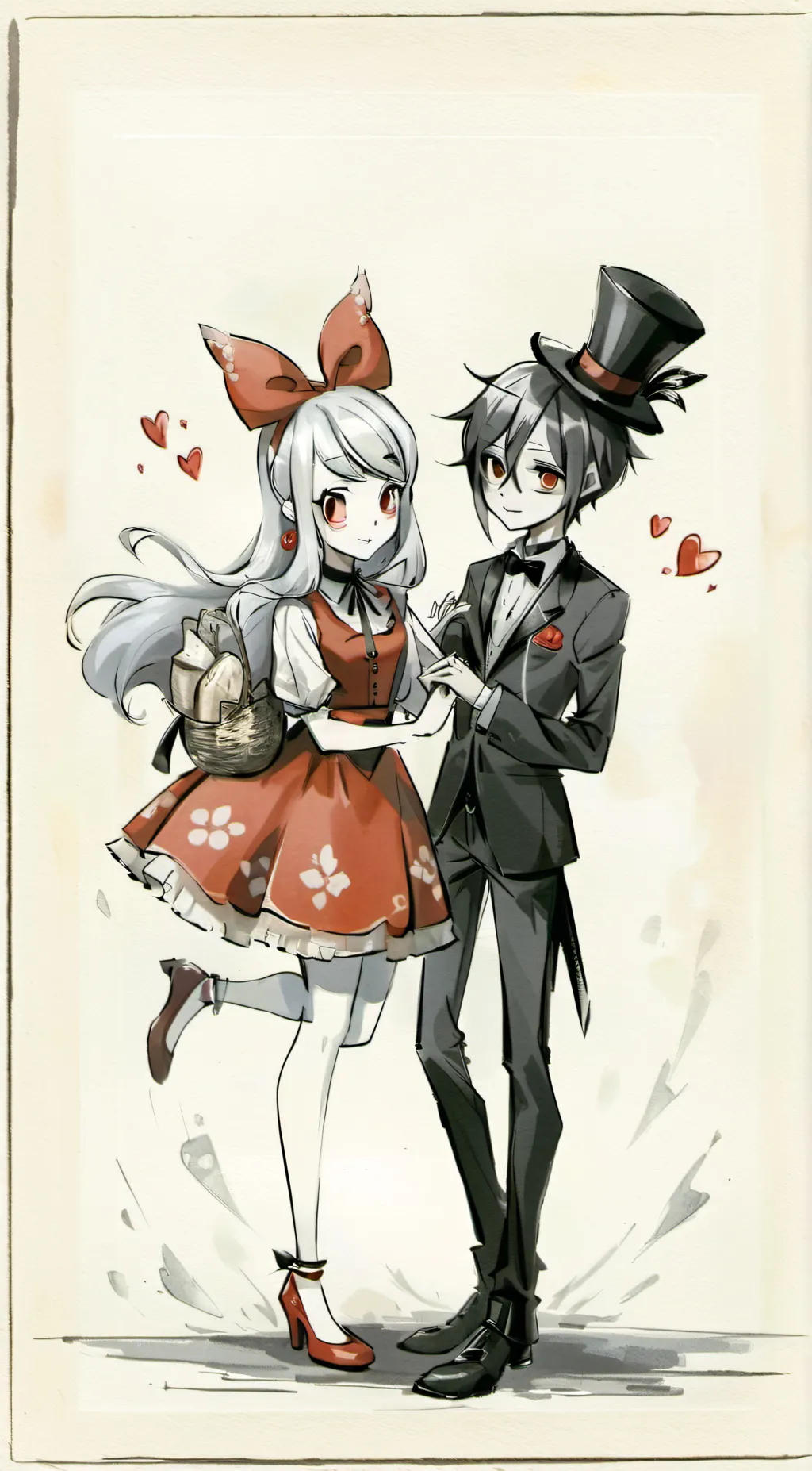 ai character: HH Halloween background