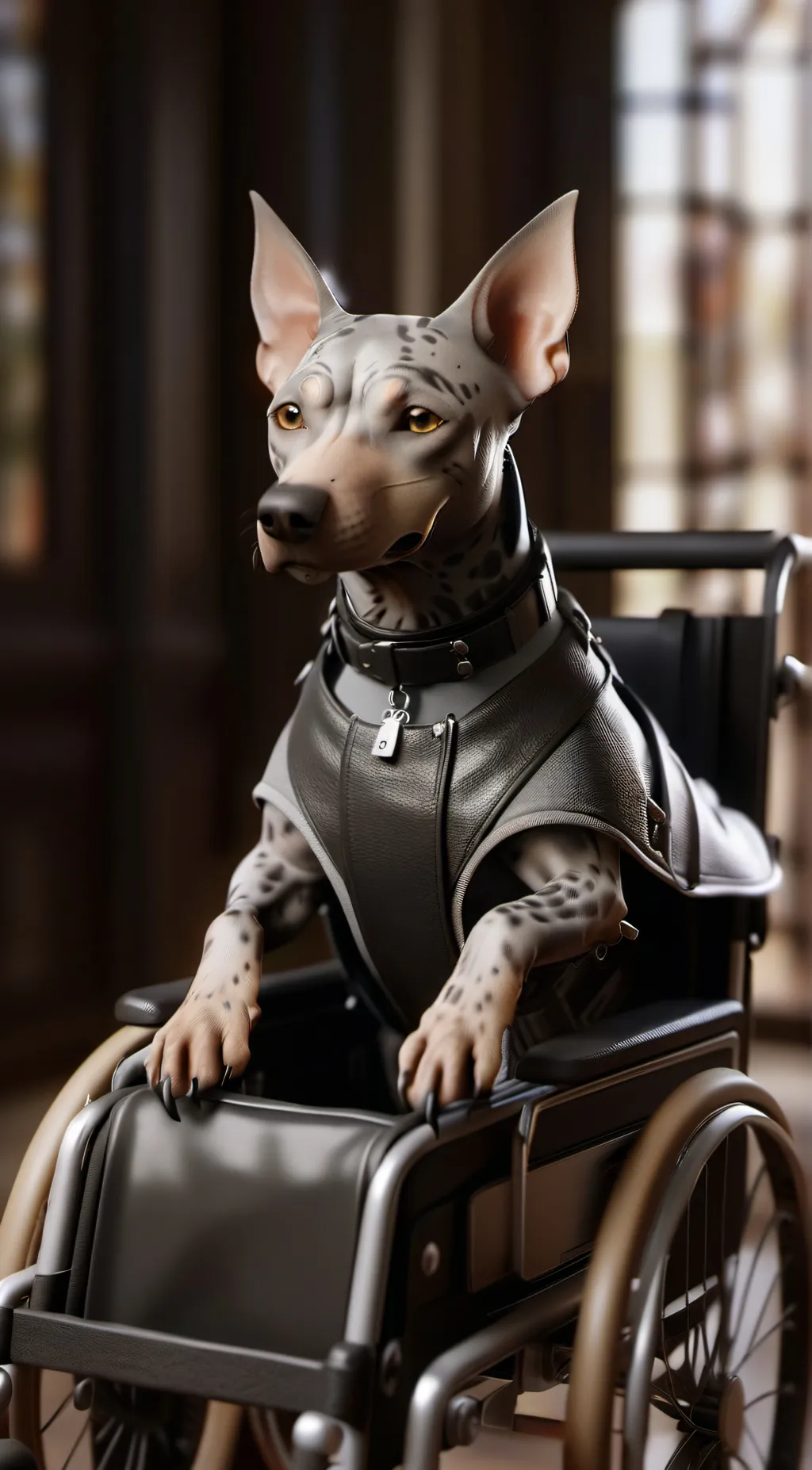 ai character: K9-X-Ray background