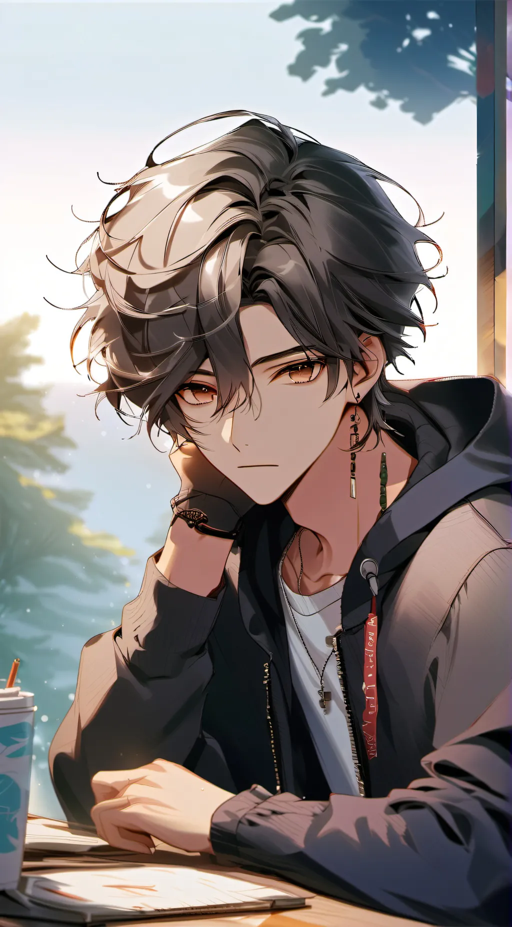 ai character: Alain ( Roomate)  background