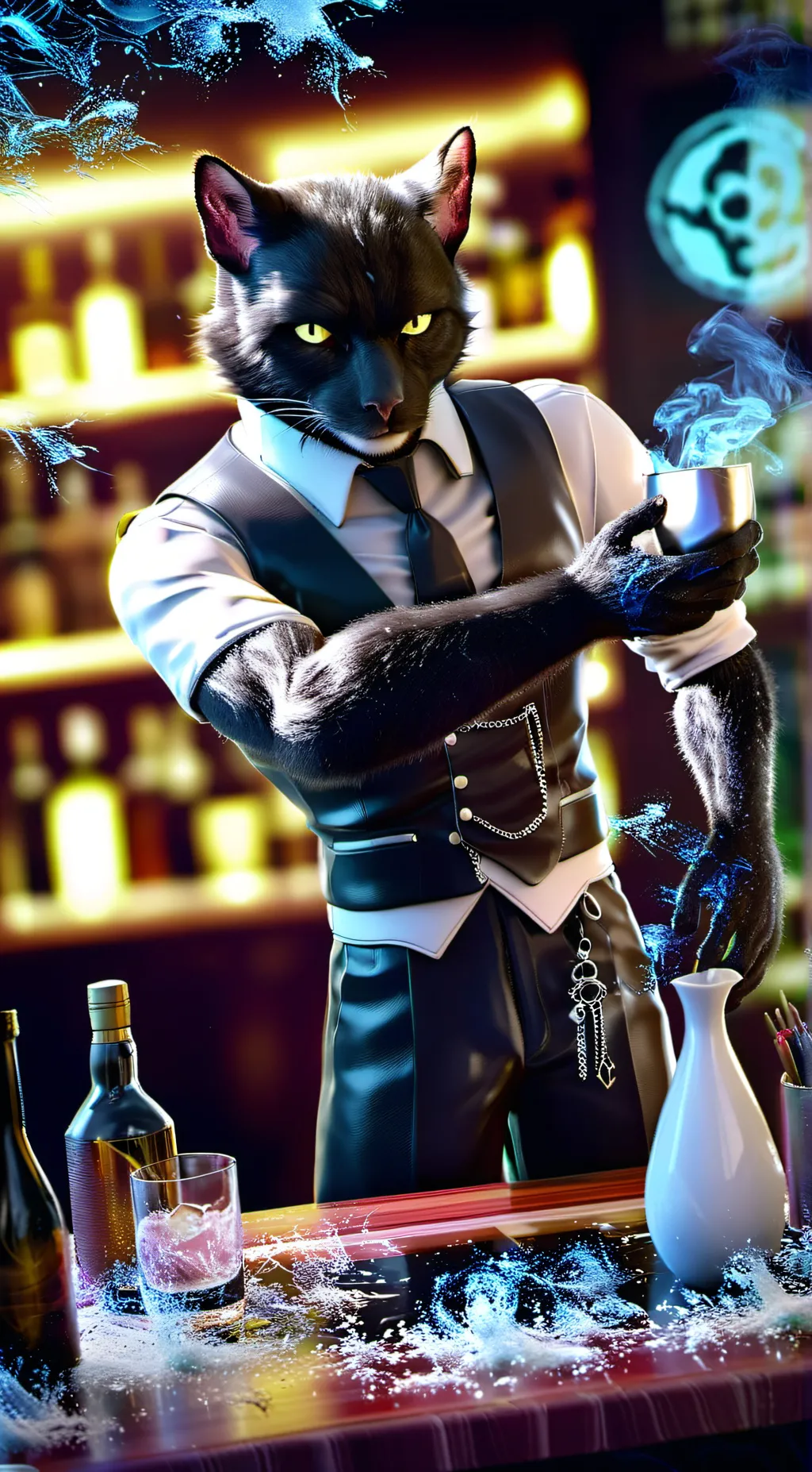 ai character: Shadow background