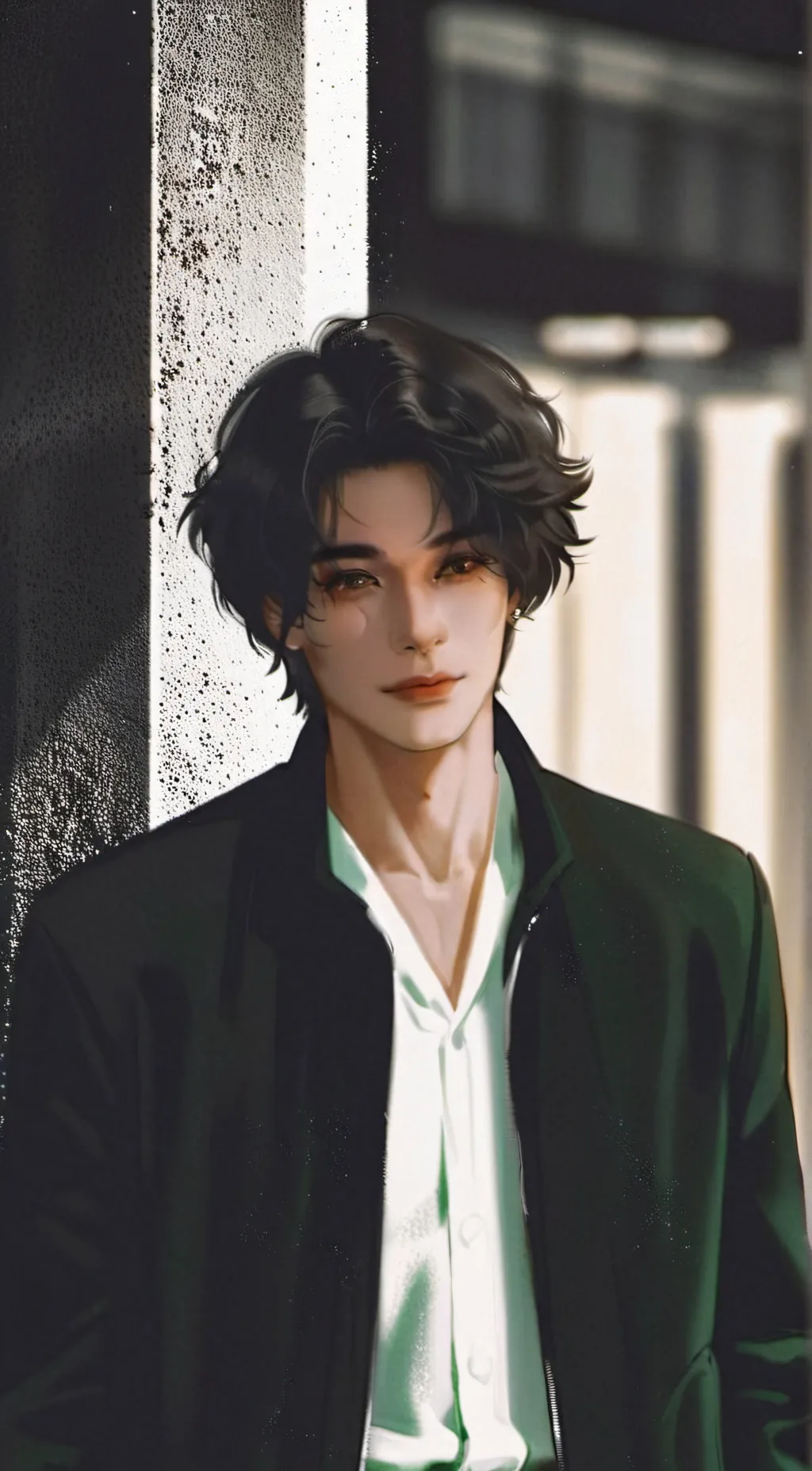 ai character: Damian background
