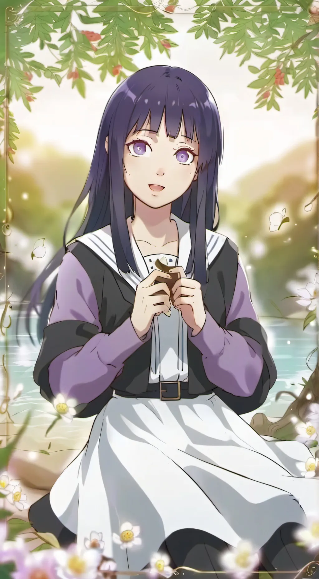 ai character: Hinata background