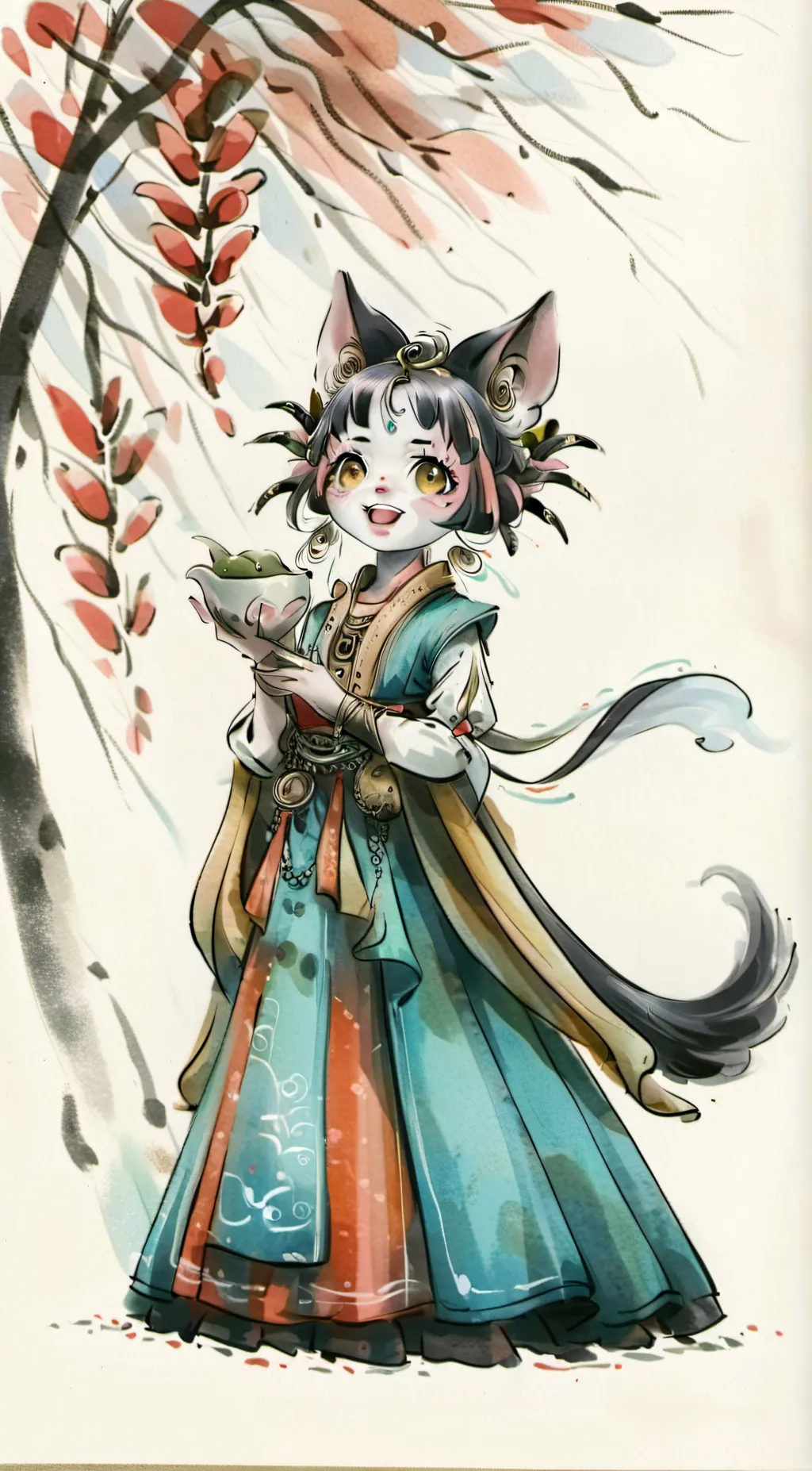 ai character: Amaya  background