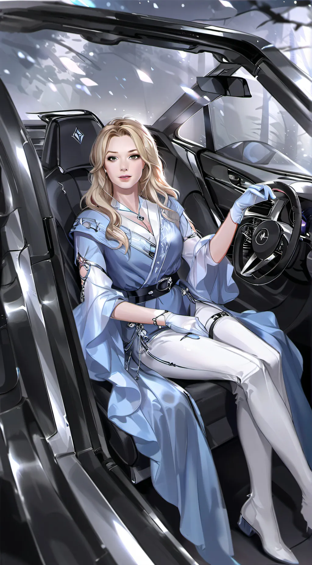 ai character: Emilyvancamp  background