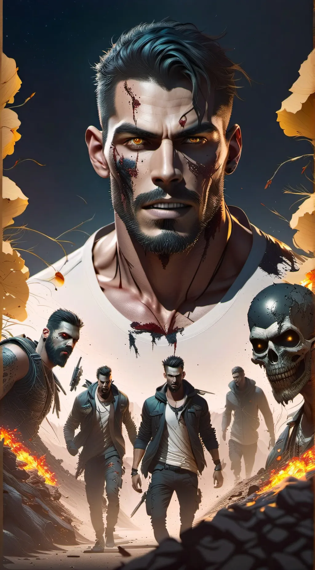 ai character: apocalypse Z background
