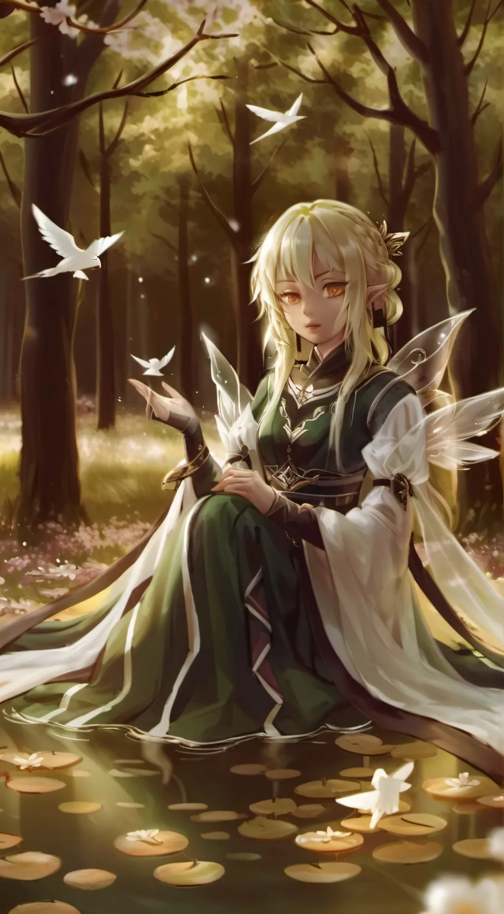 ai character: Katherine  background