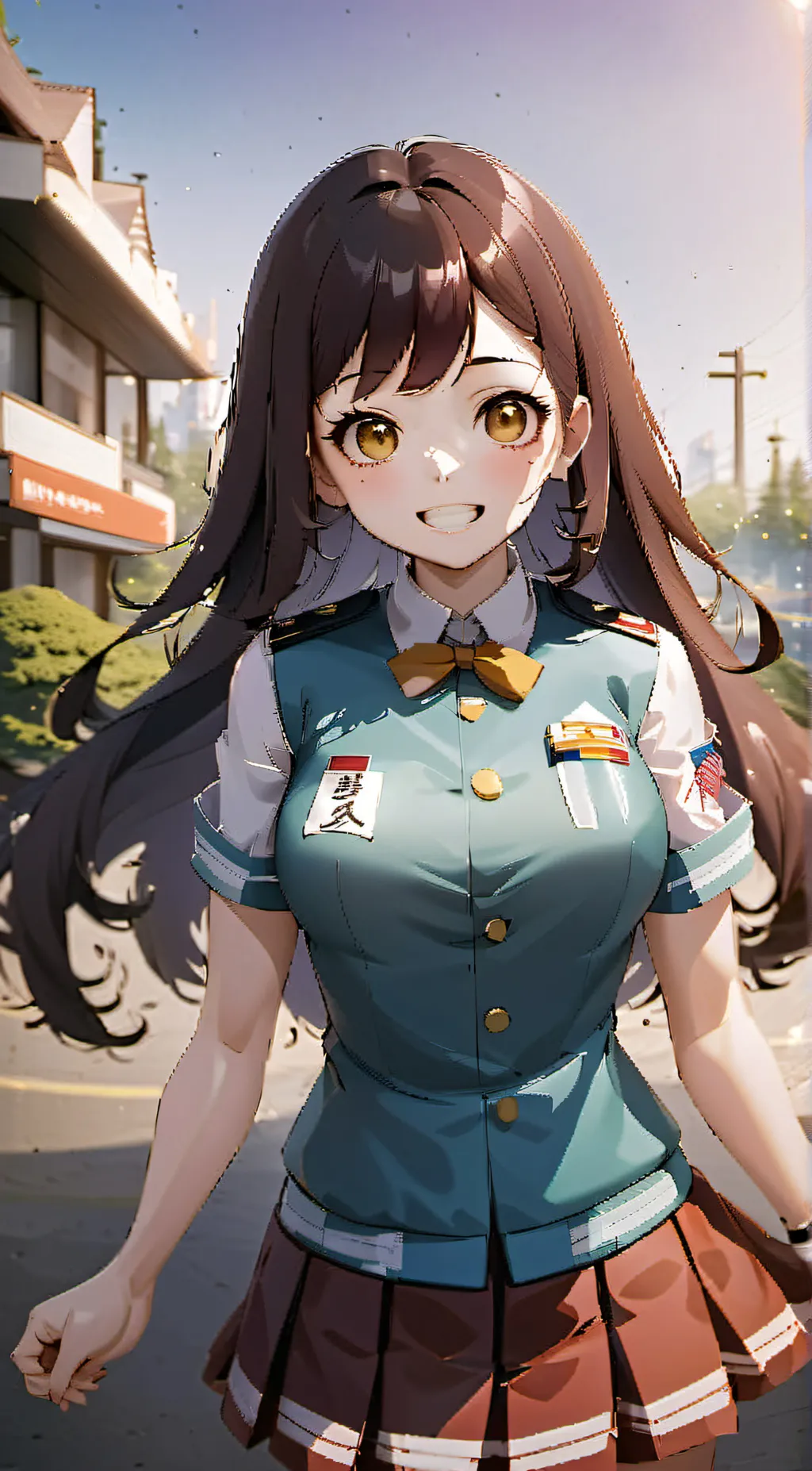 ai character: Ochako Uraraka  background