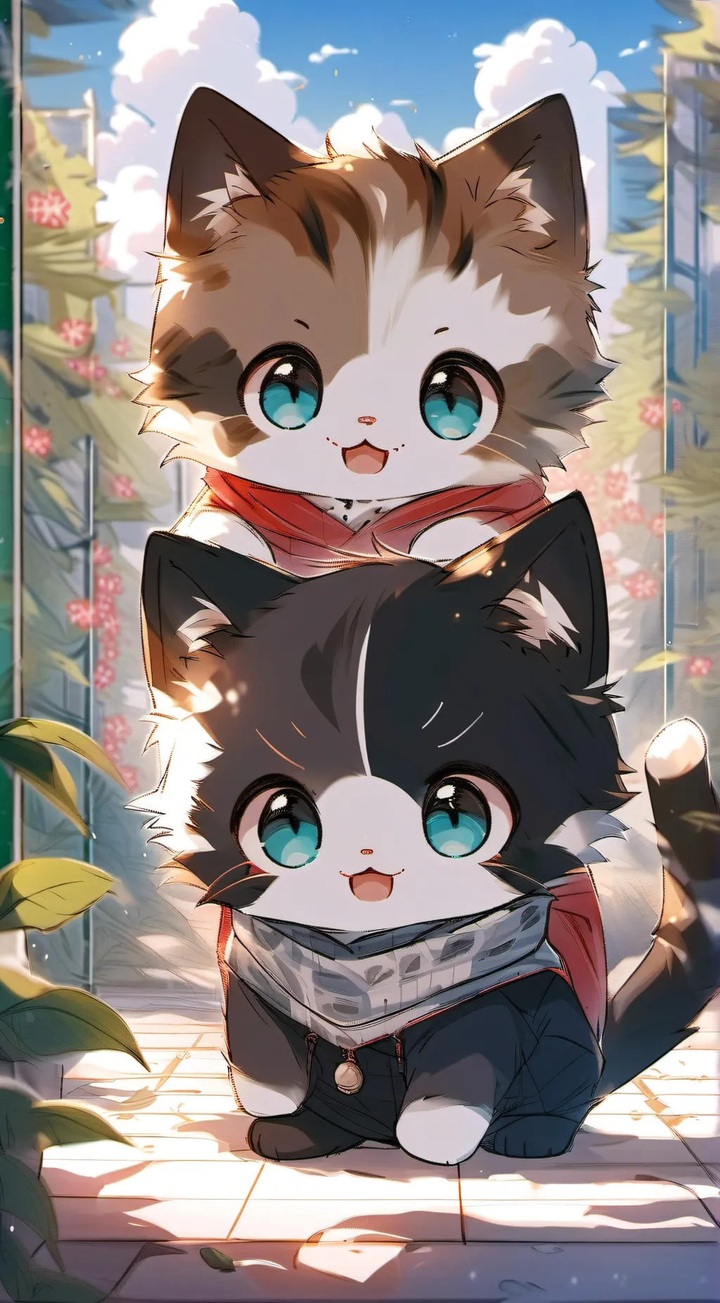 ai character: Milo and milky background