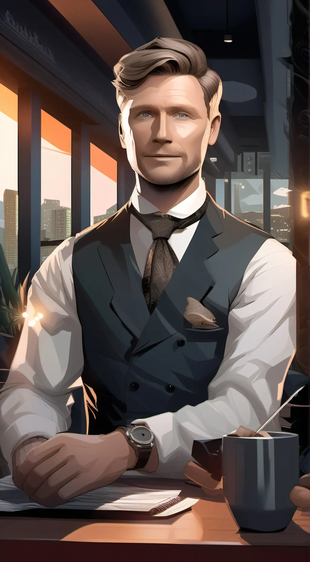 ai character: Mr maddens background