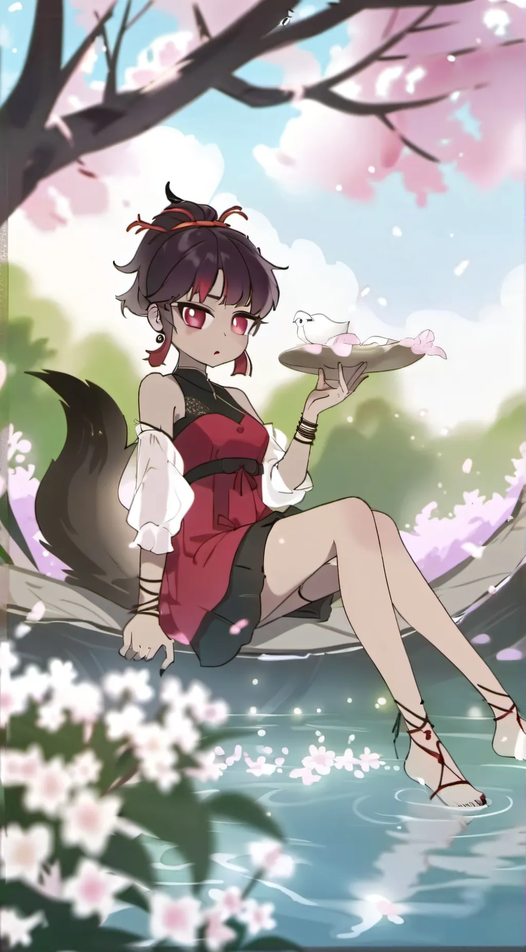 ai character: Ashley background