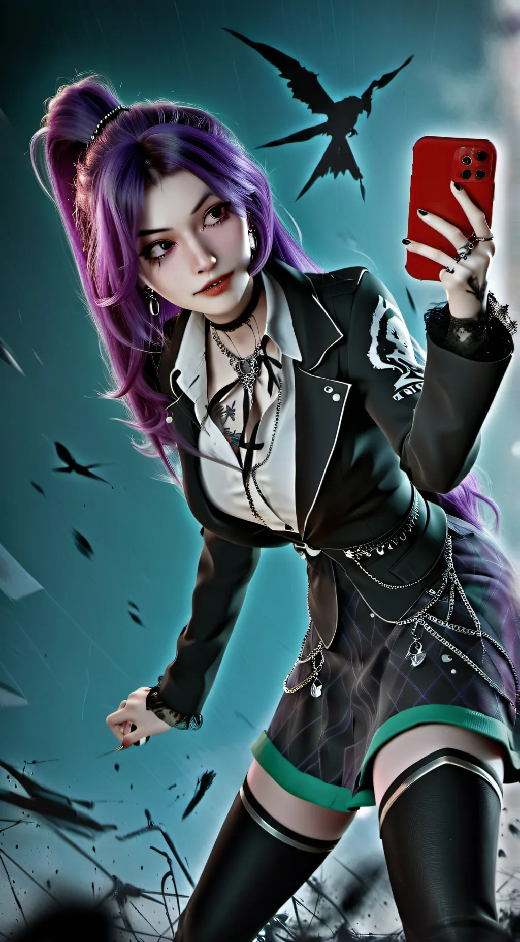 ai character: Flora background