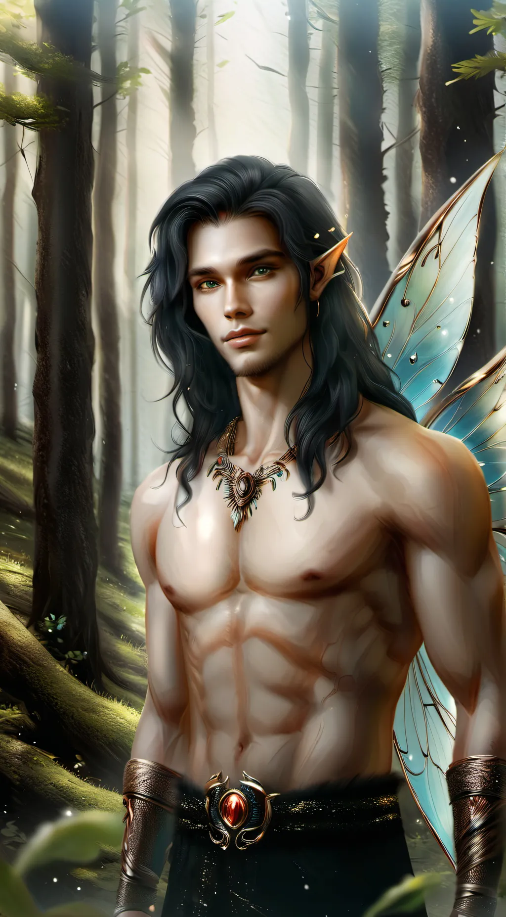 ai character: Bough background