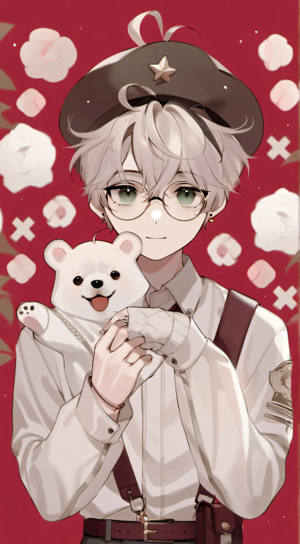 ai character: Shy Leo background