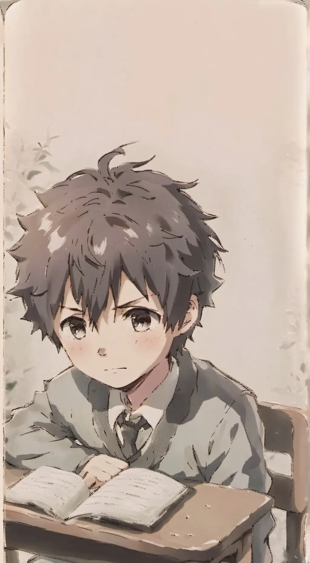 ai character: Oliver  background
