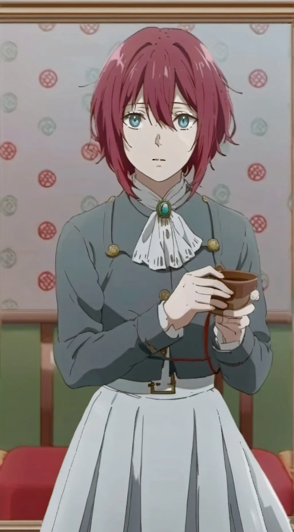 ai character:  Walline, Rubellia background