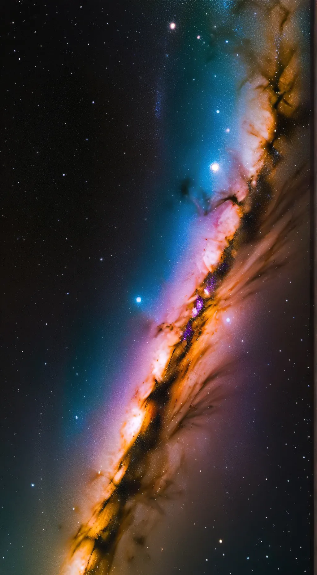 ai character: Milky Way background