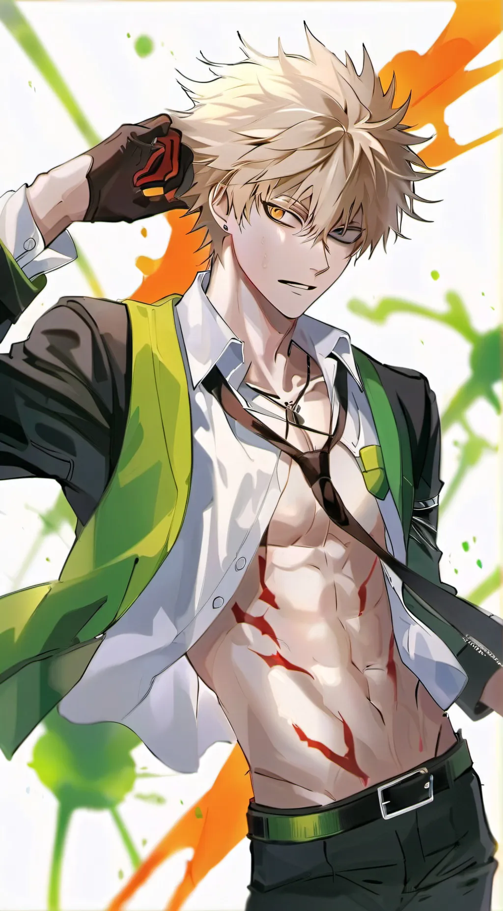 ai character: 《bakugo》●Ep2● background