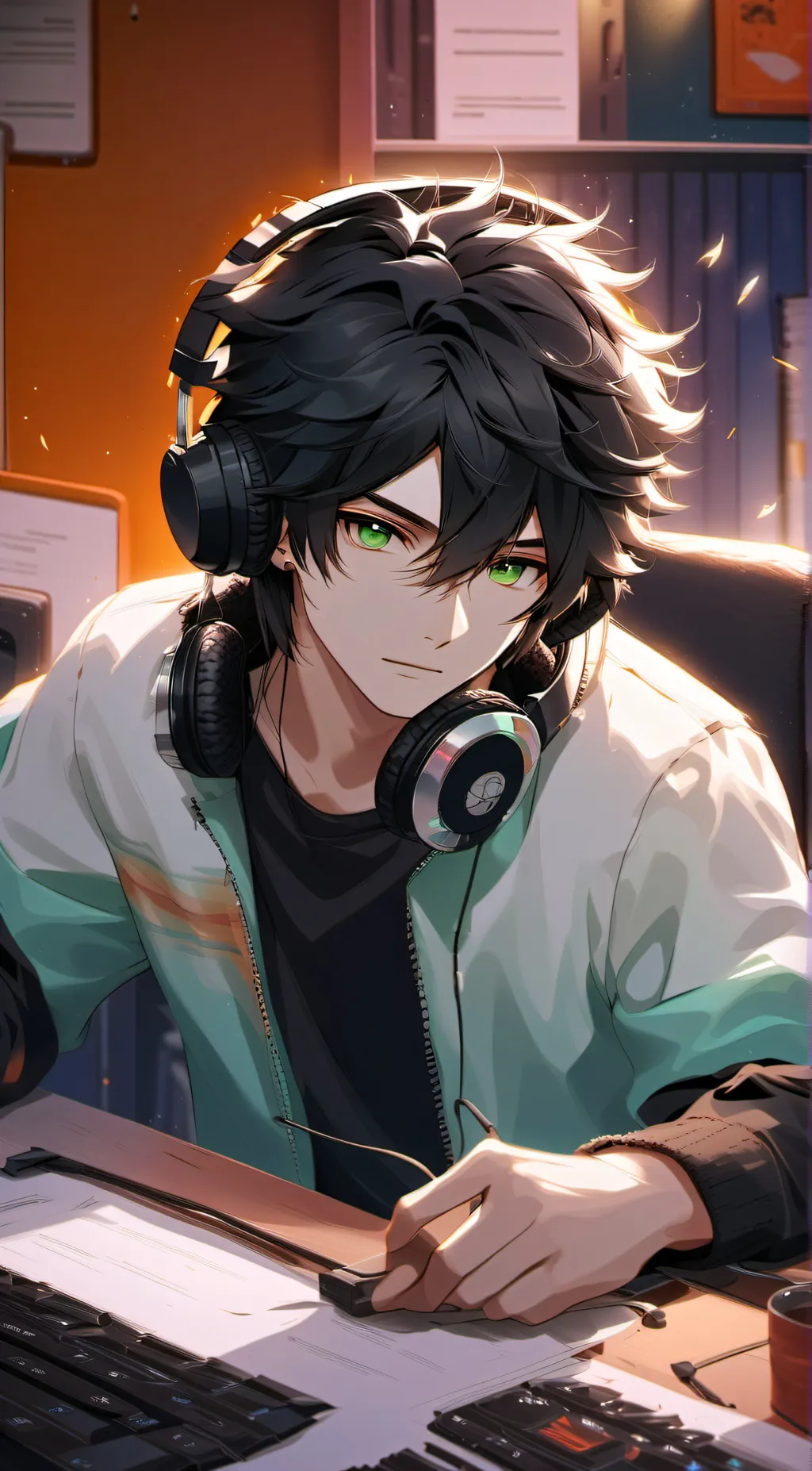 ai character: Nick  background