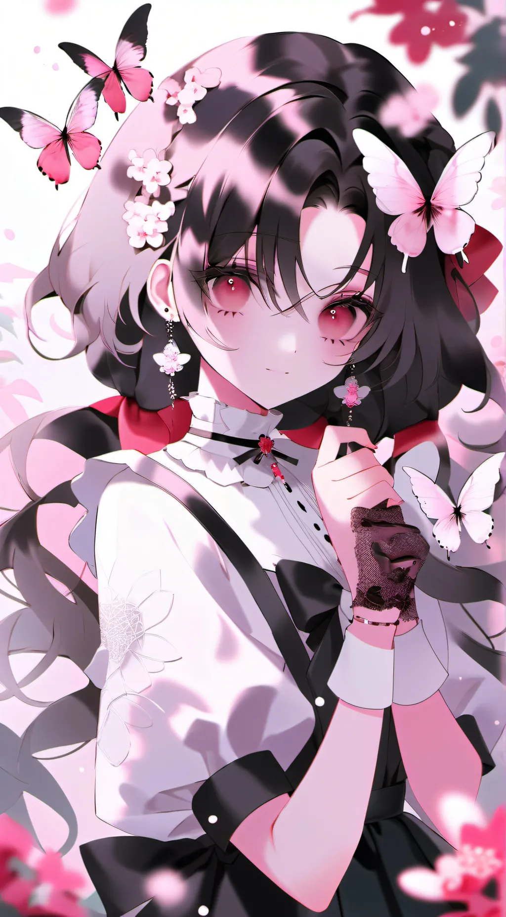 ai character: Bella moth girl  background