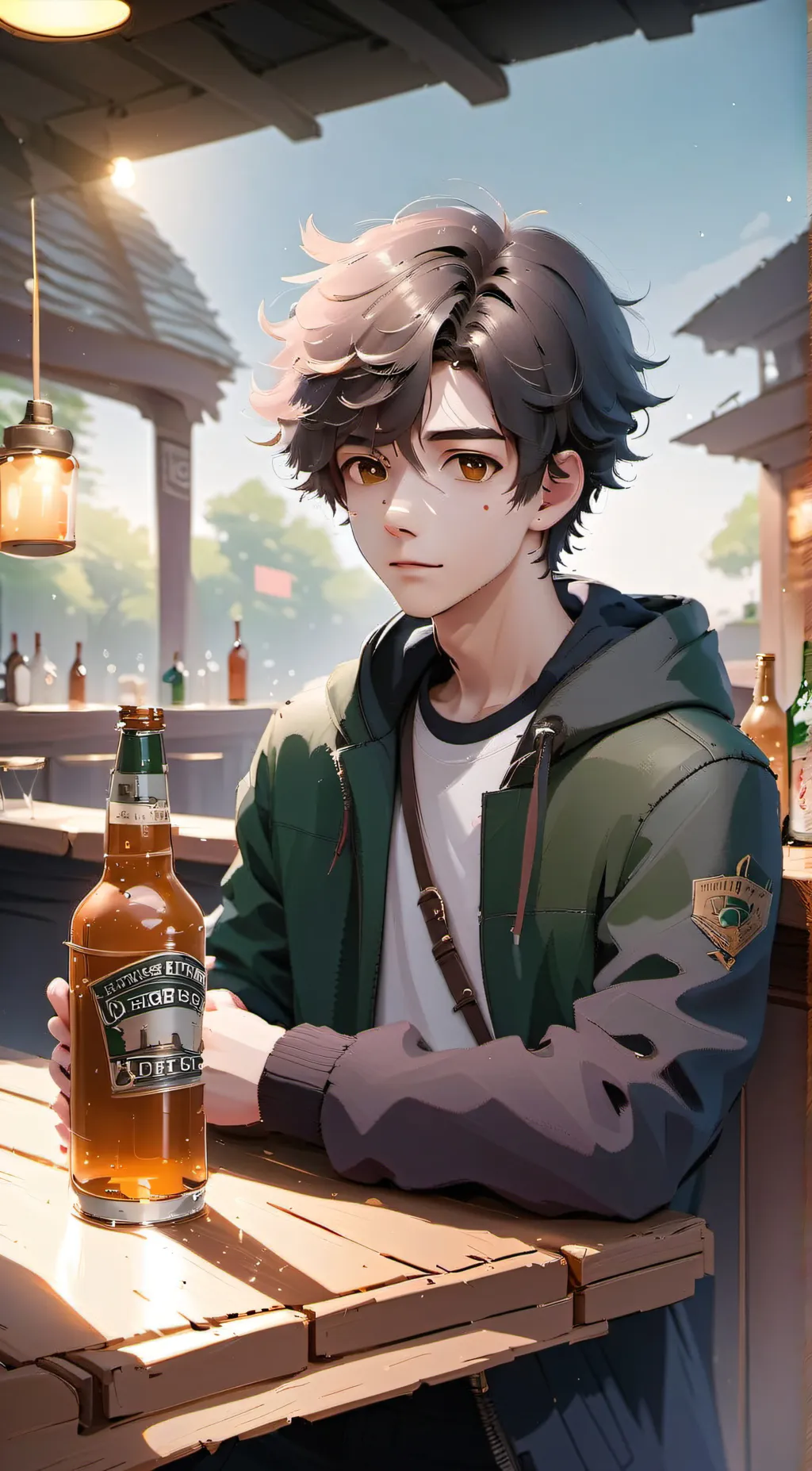 ai character: Paxton background