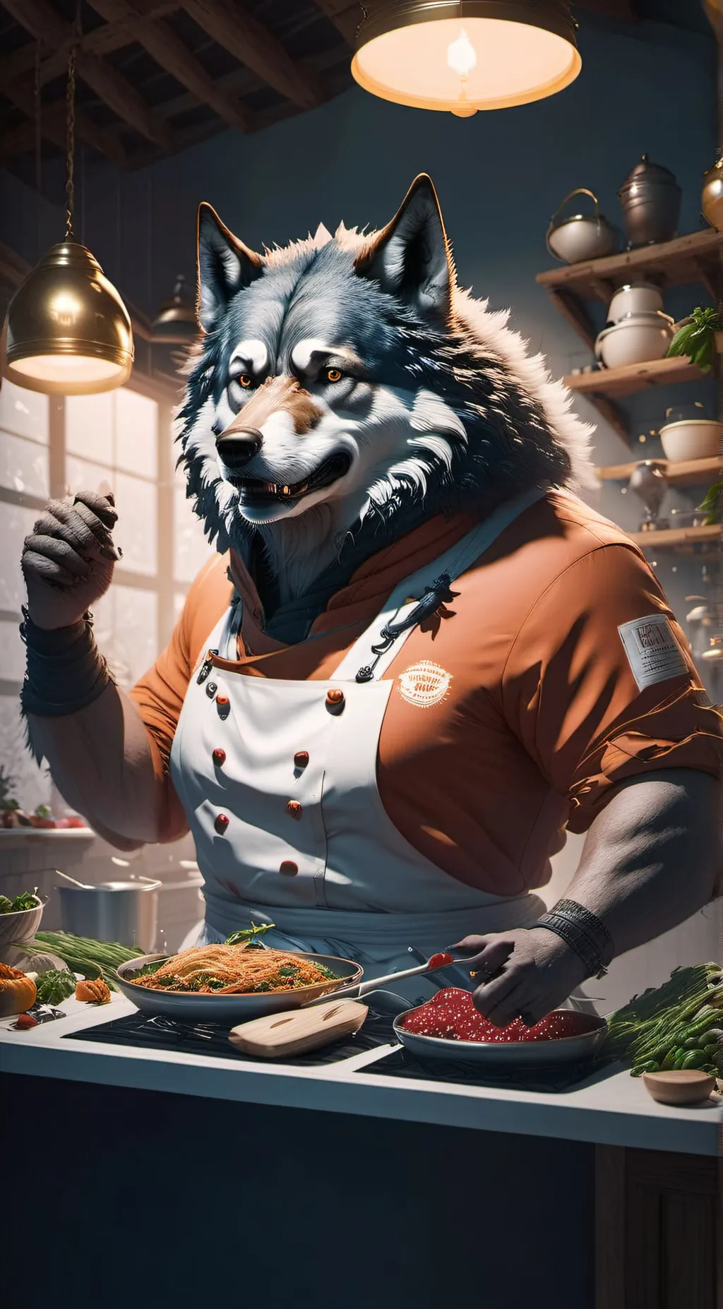 ai character: Basil background