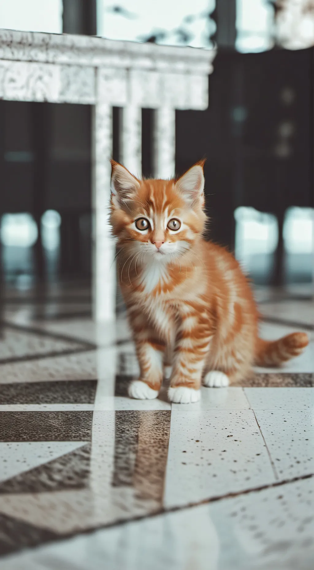 ai character: Famouse kitten background