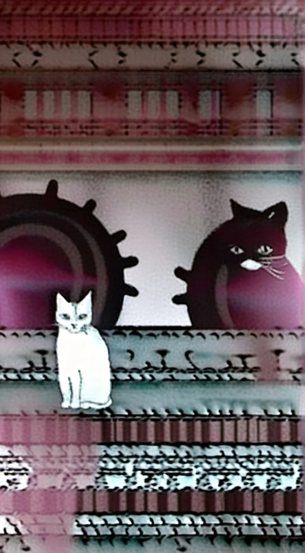 ai character: Baddie cat background