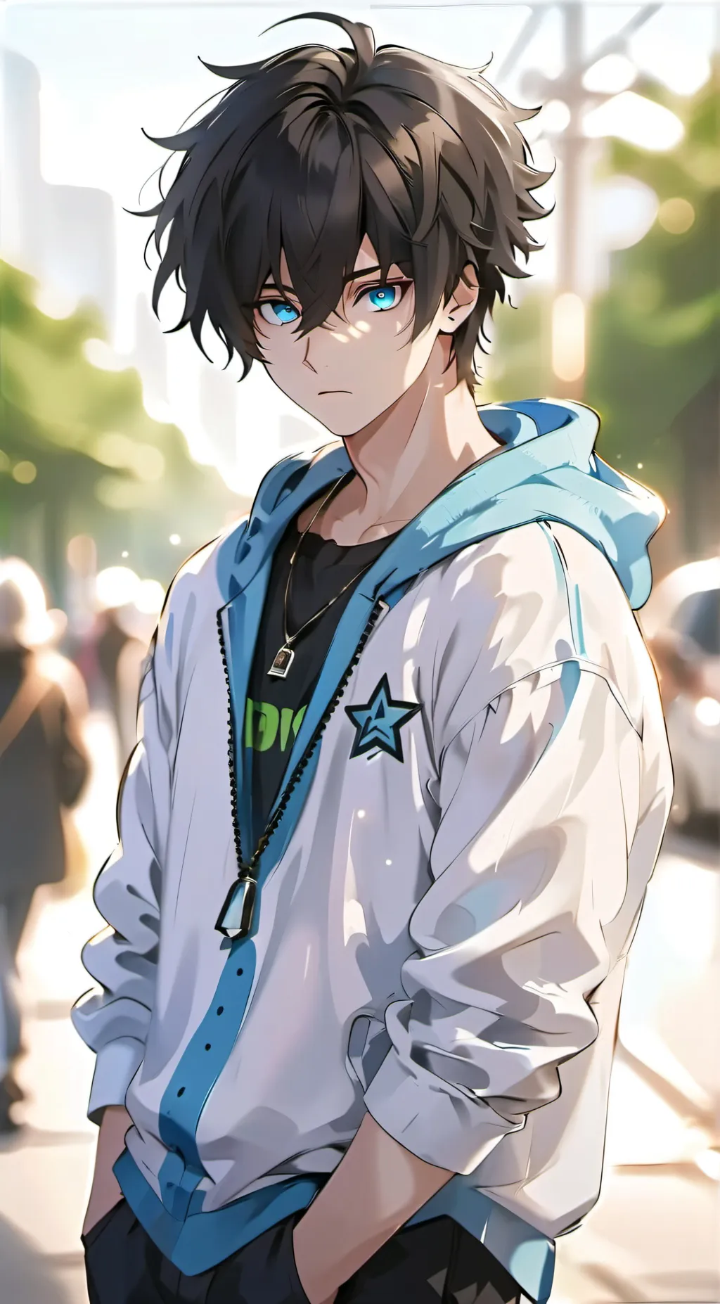 ai character: Shino background