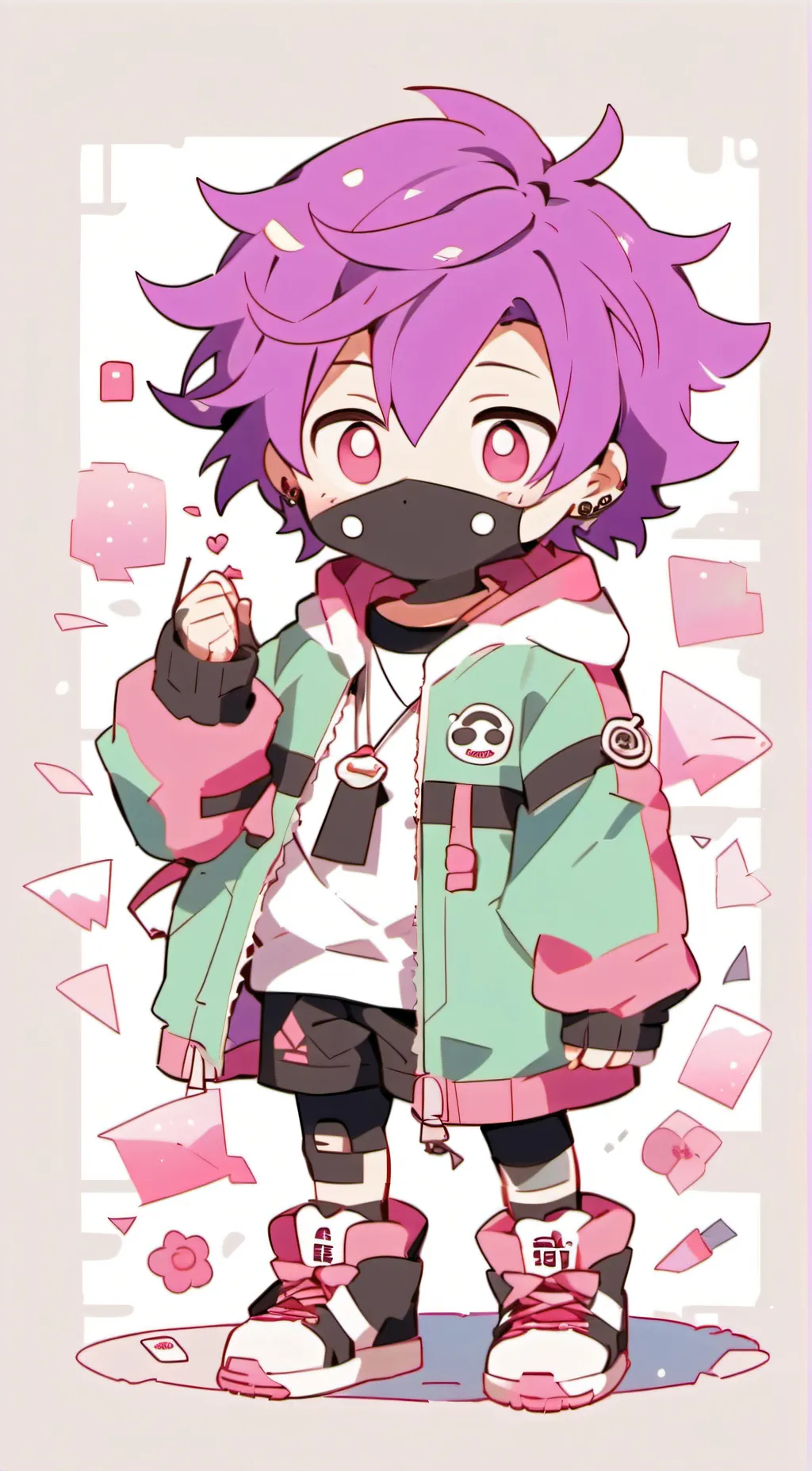ai character: MHA Karen  background