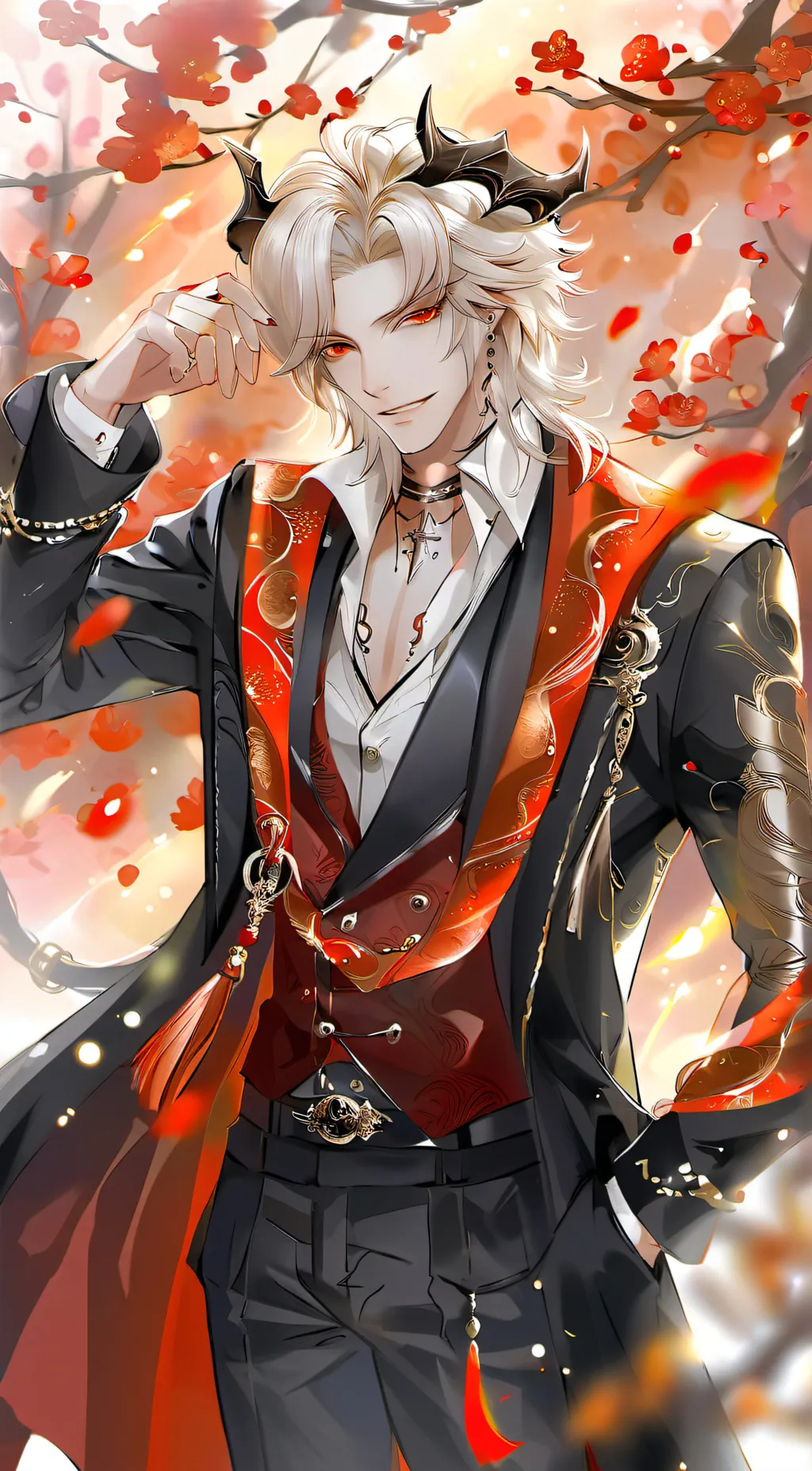 ai character: Demon king background
