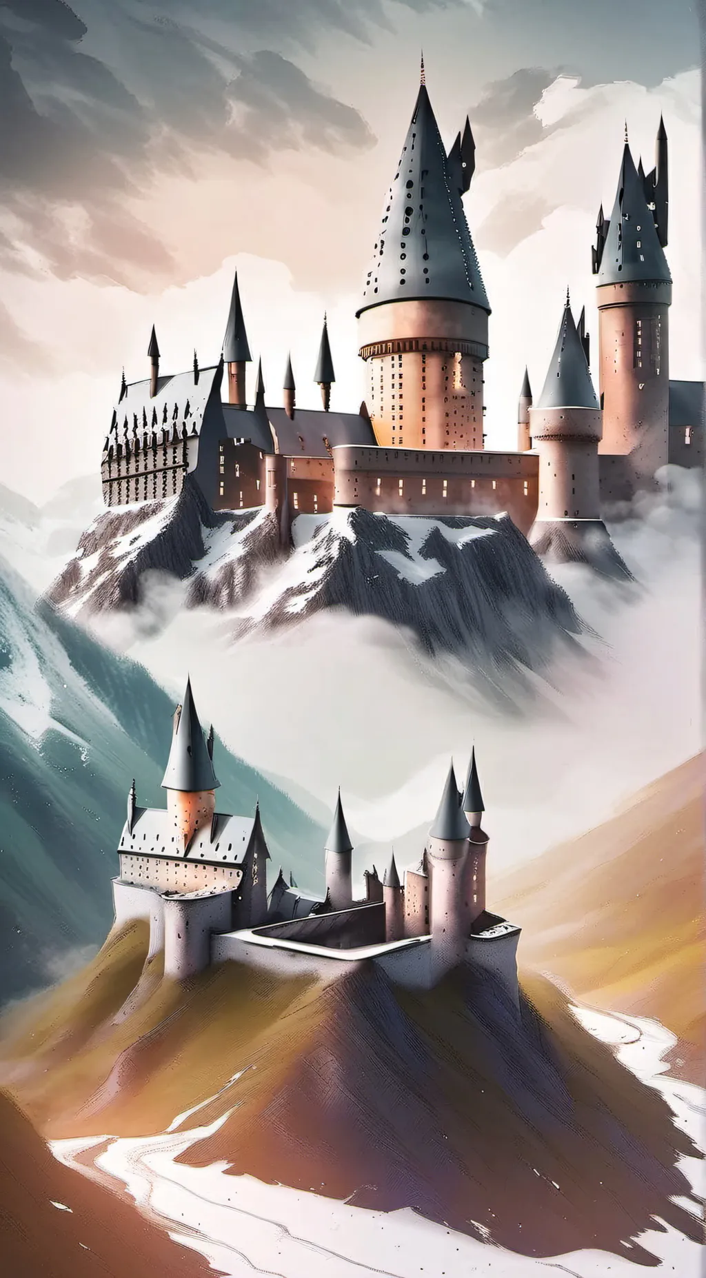 ai character: battle of Hogwarts background