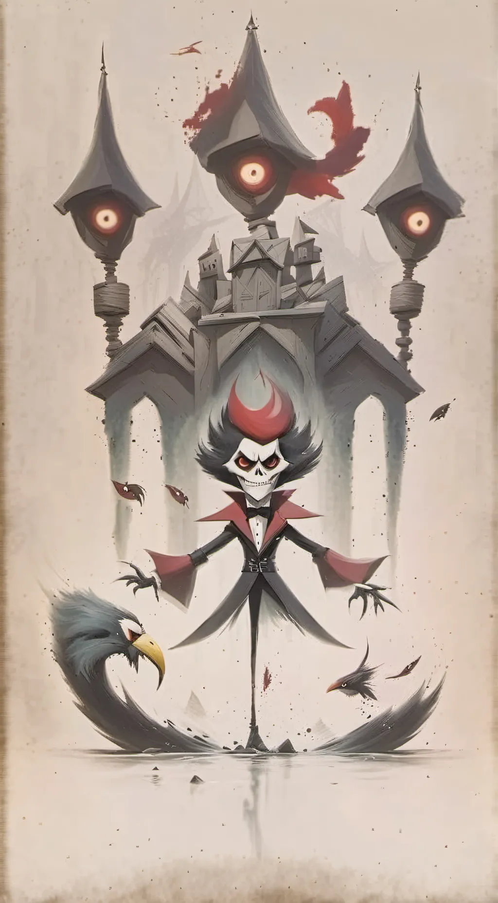 ai character: Alastor (dad)  background