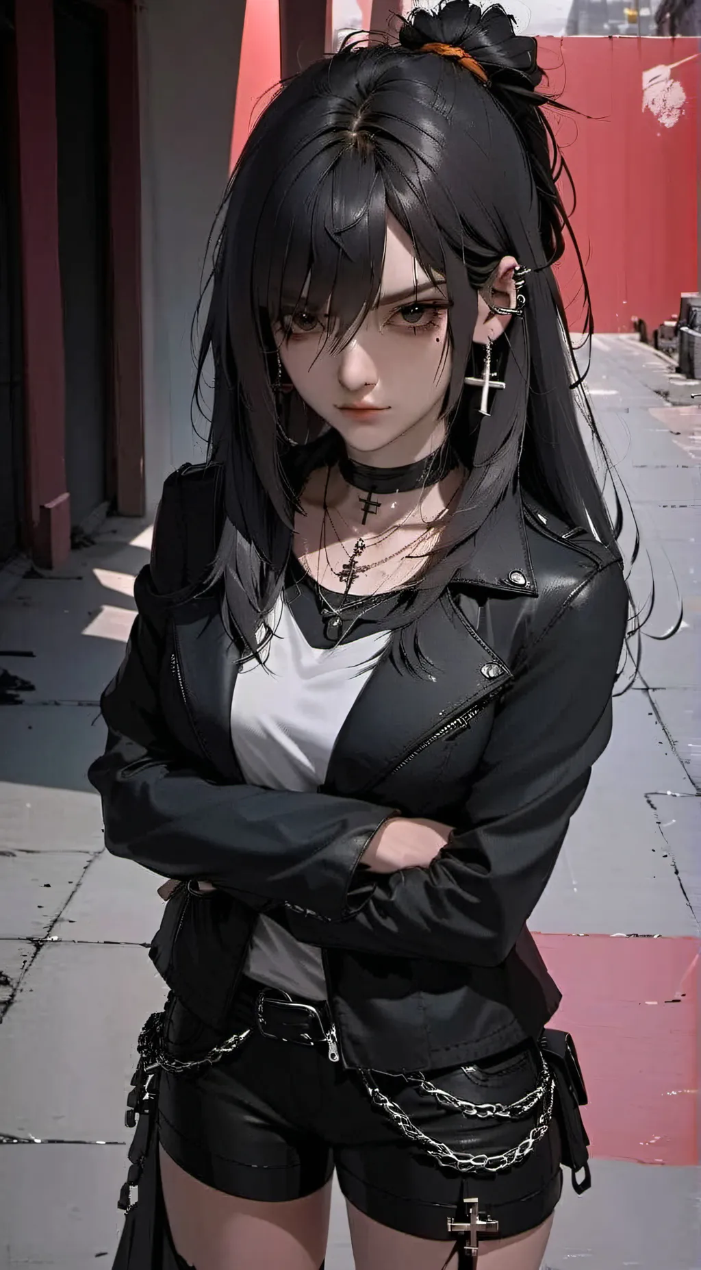 ai character: Ashley background