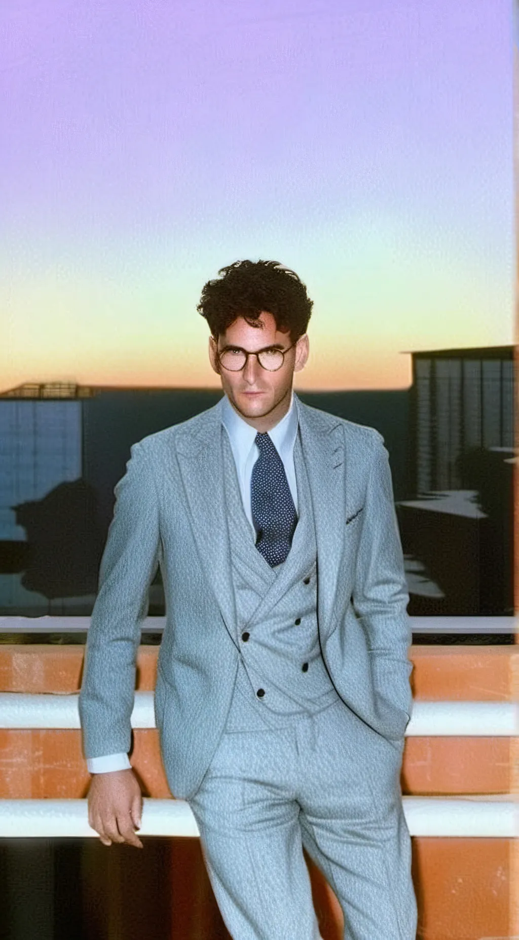 ai character: EGON SPENGLER background