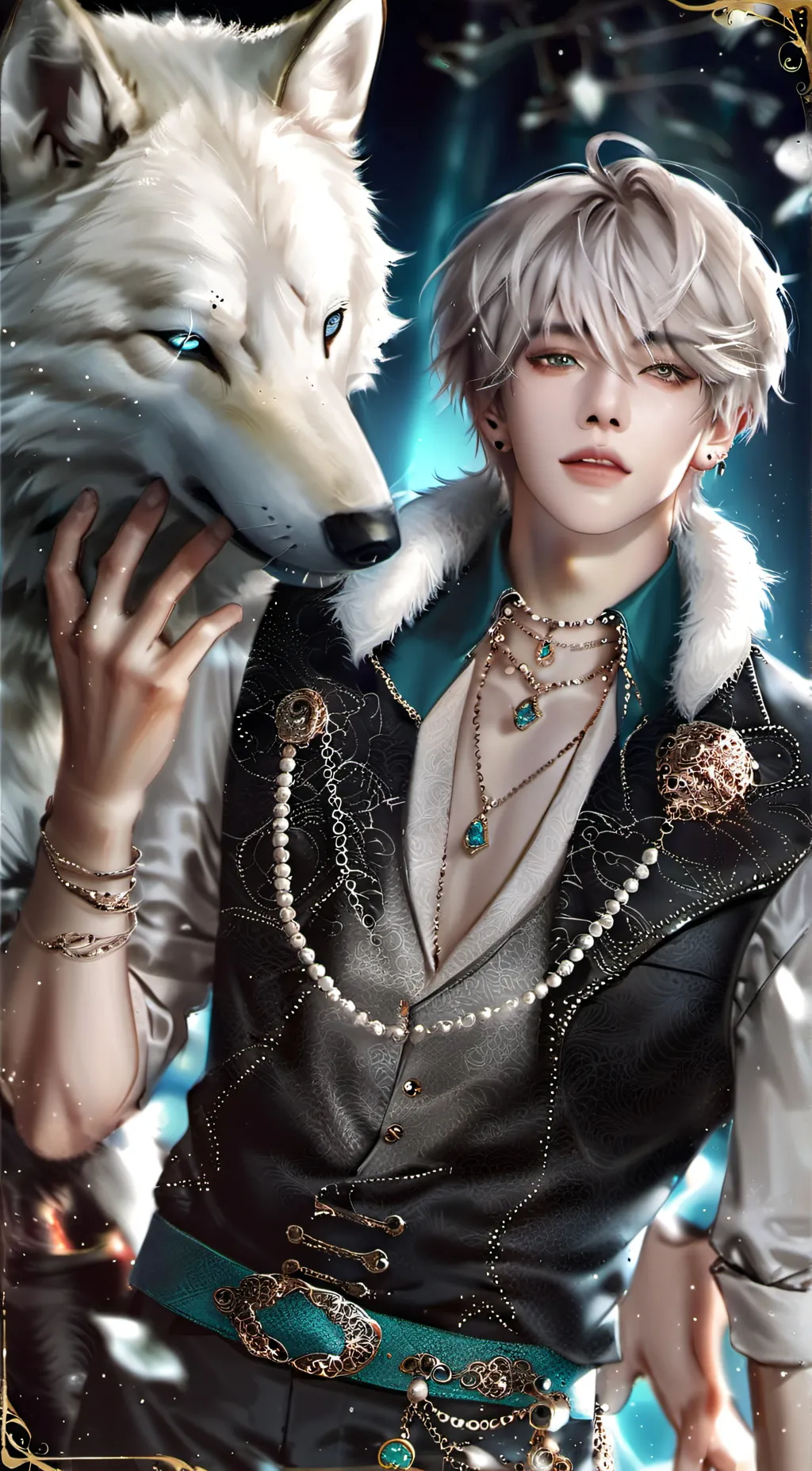 ai character: Lew  background