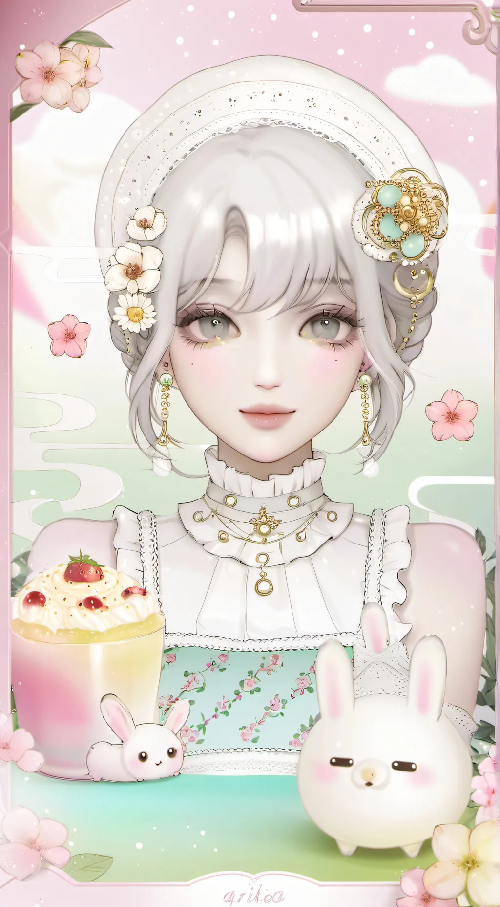 ai character: Rosalie 😁 background