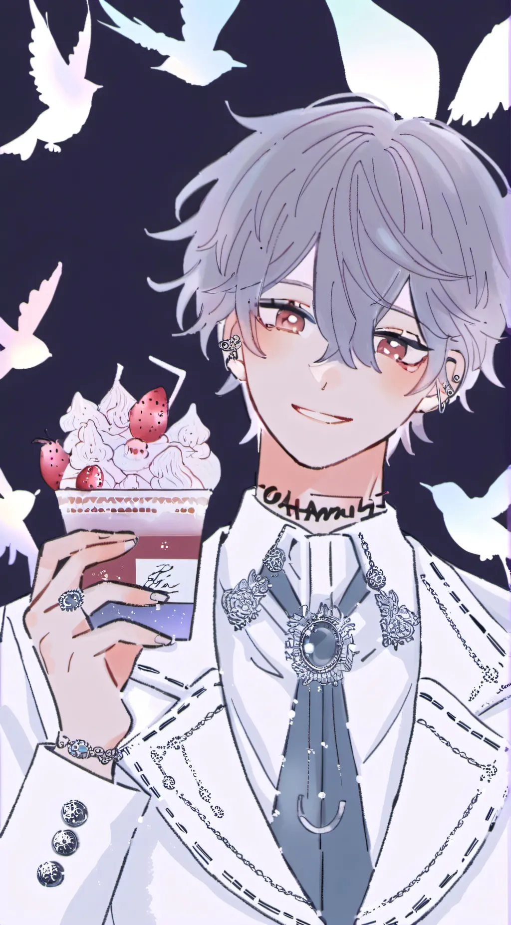 ai character: Evan☆ background