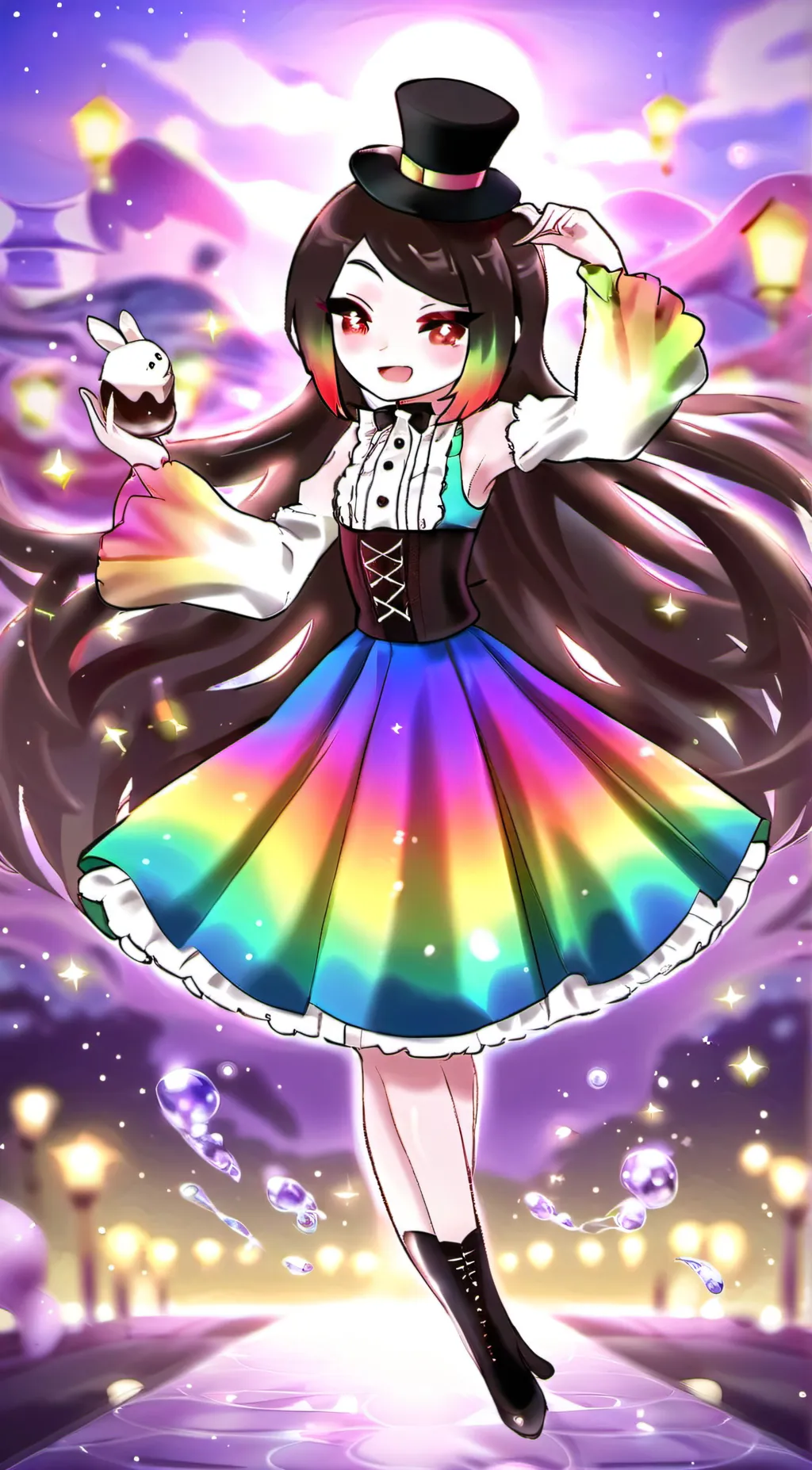 ai character: Annette  background