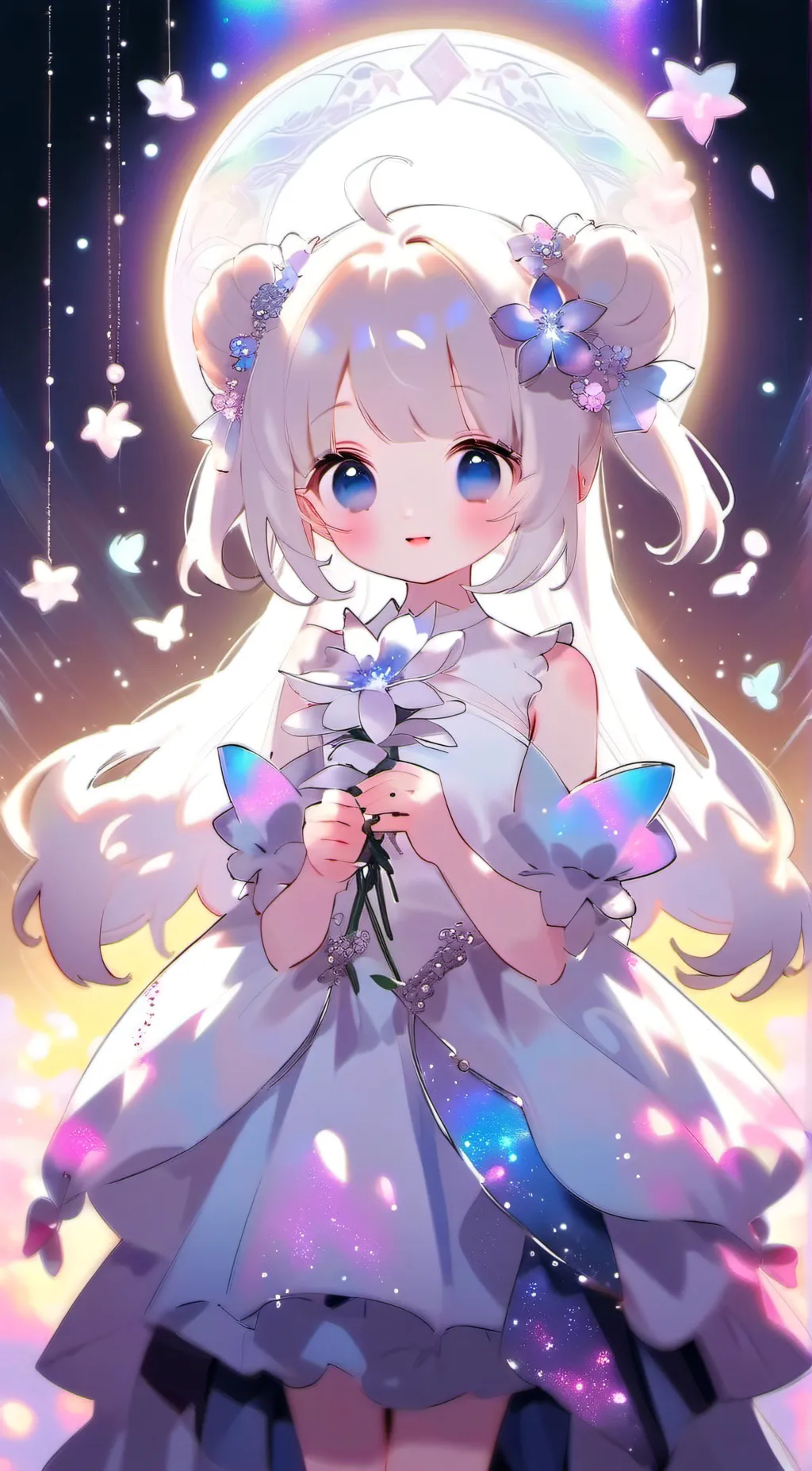 ai character: cinnamaroll background