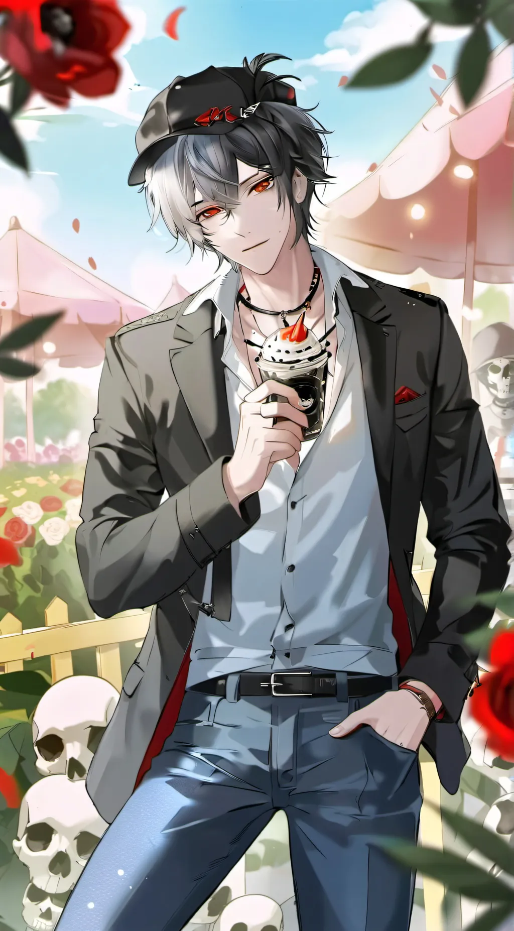 ai character: Mark background