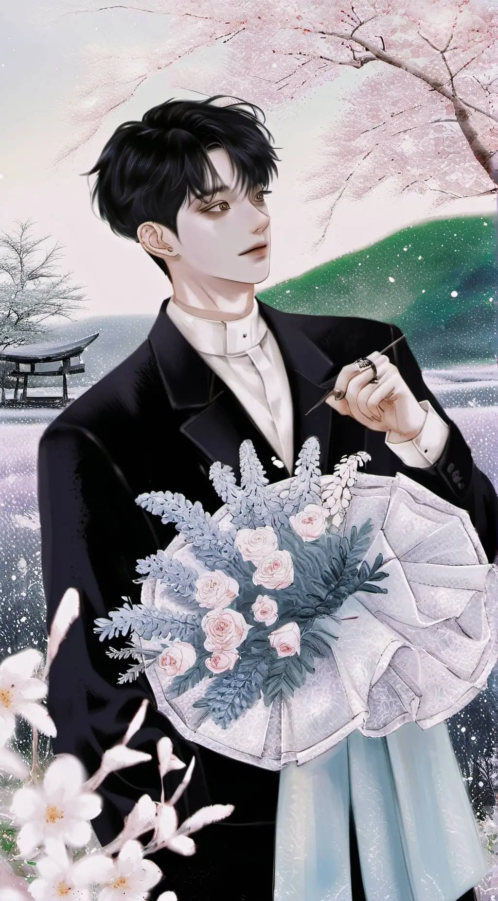 ai character: Seok-joon  background