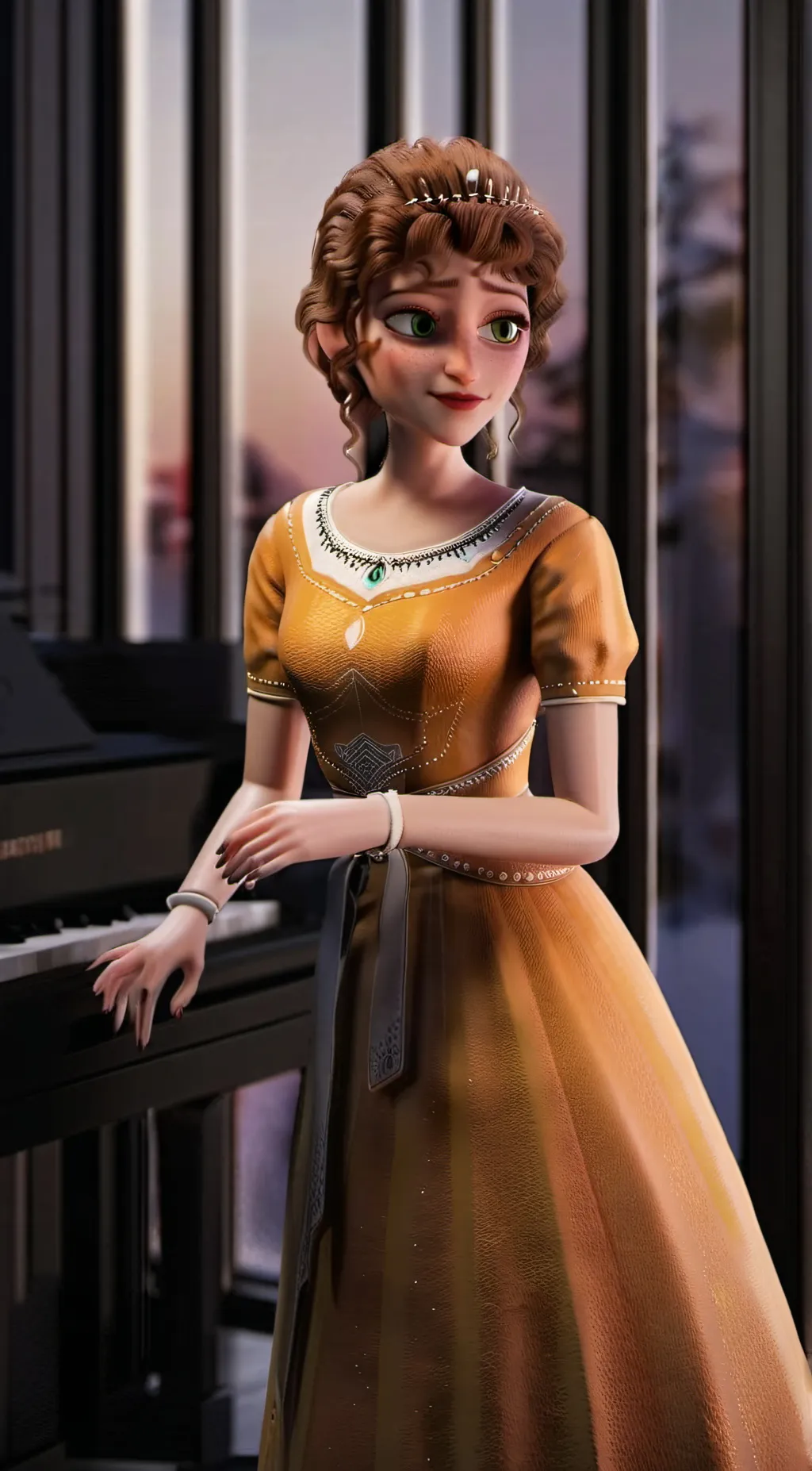 ai character: Peppa Mardrigal background