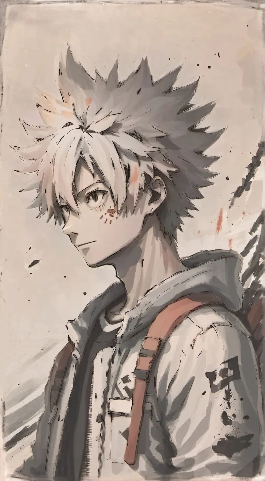 ai character: Katsuki Bakugo  background