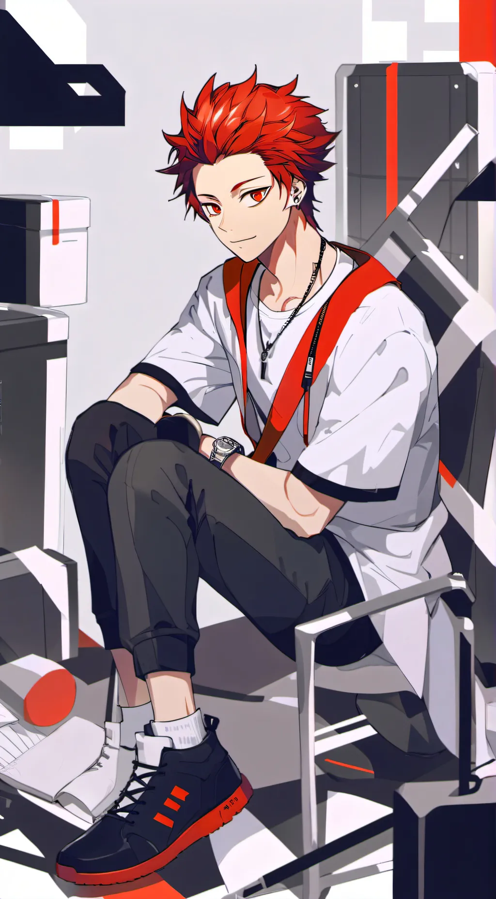 ai character: Kirishima background