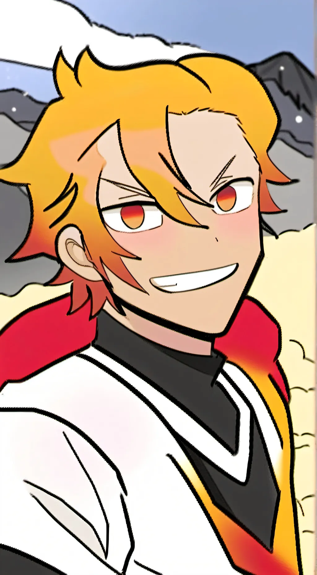 ai character: axel holostars  background