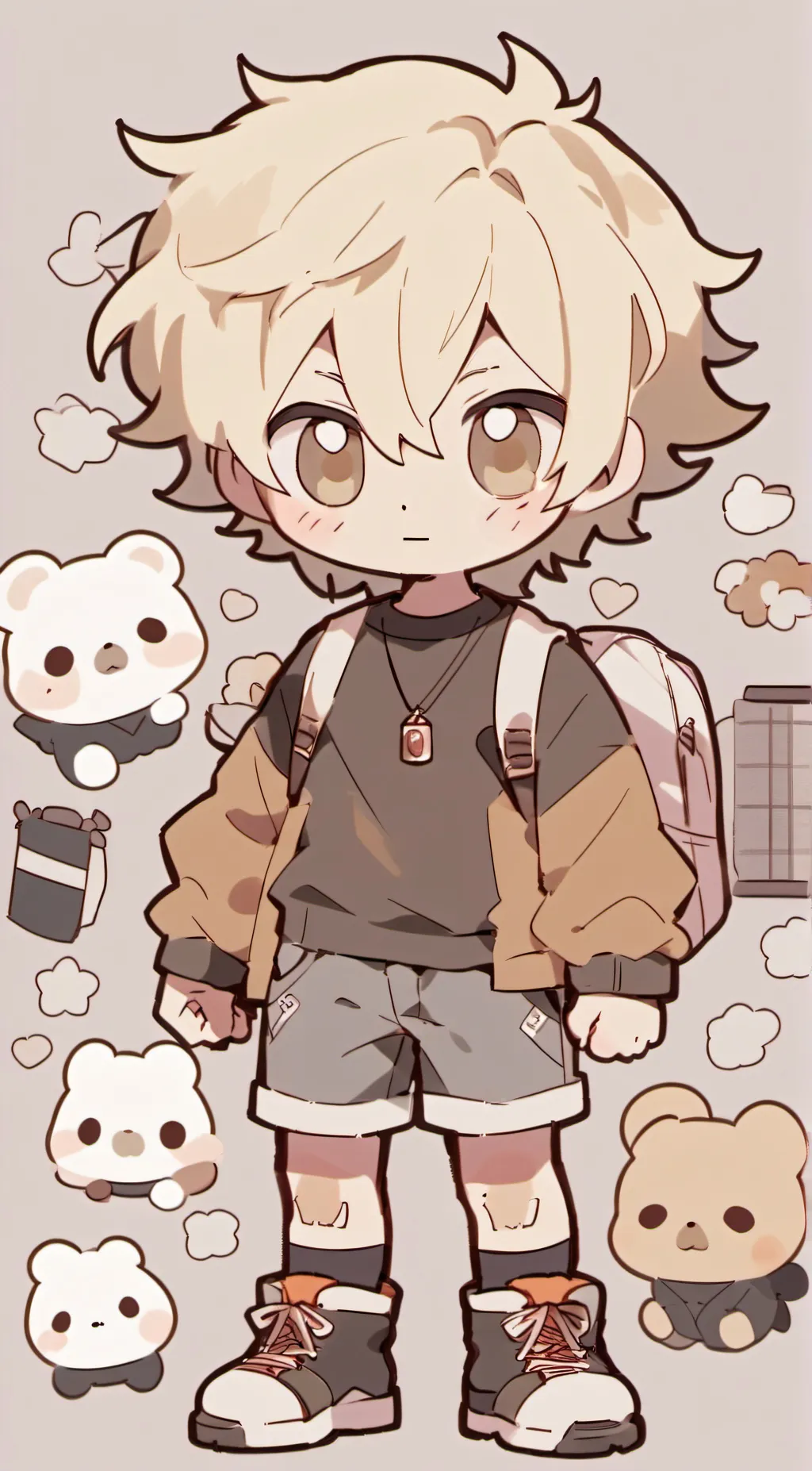 ai character: TODOBAKUDEKU background