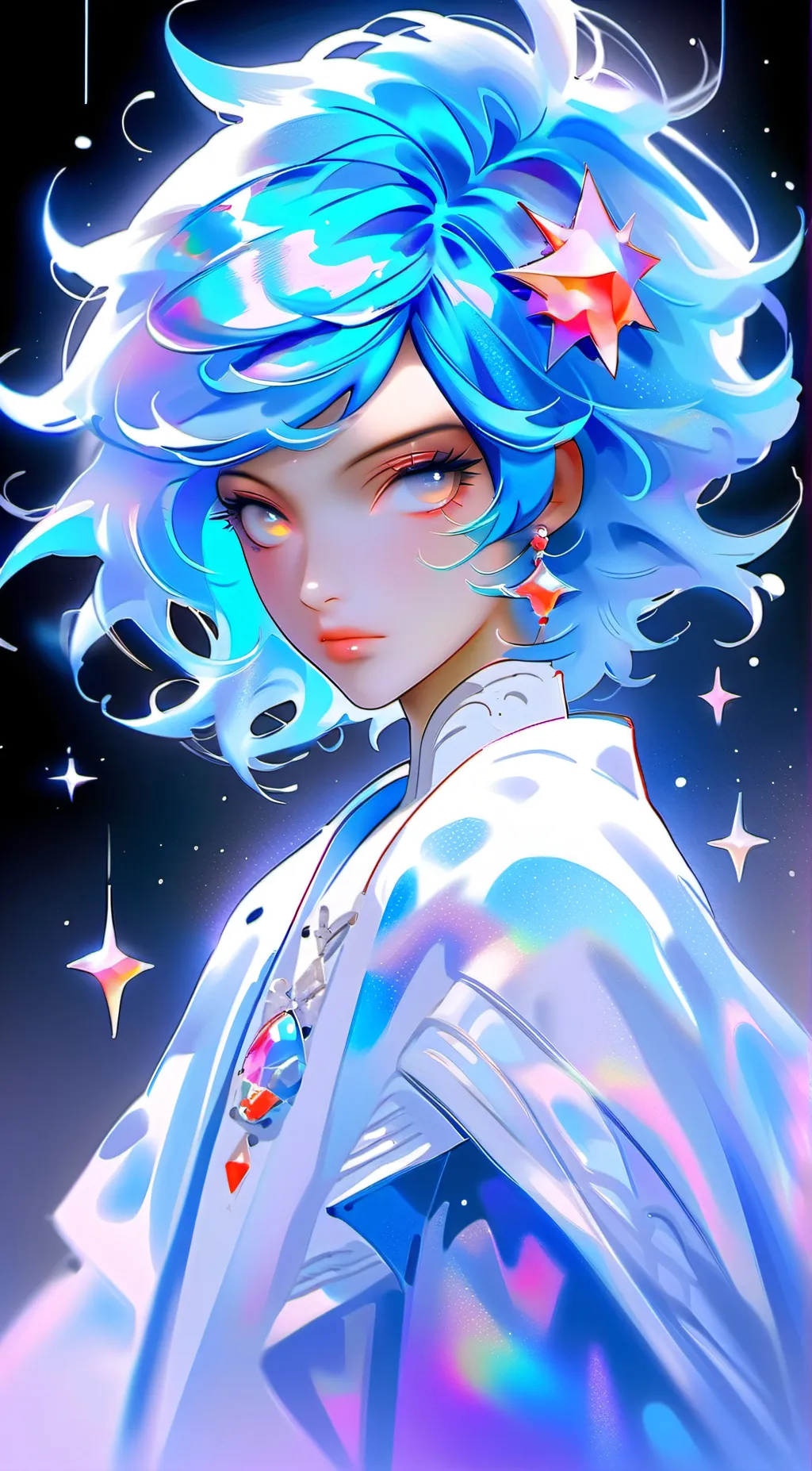 ai character: angel  background