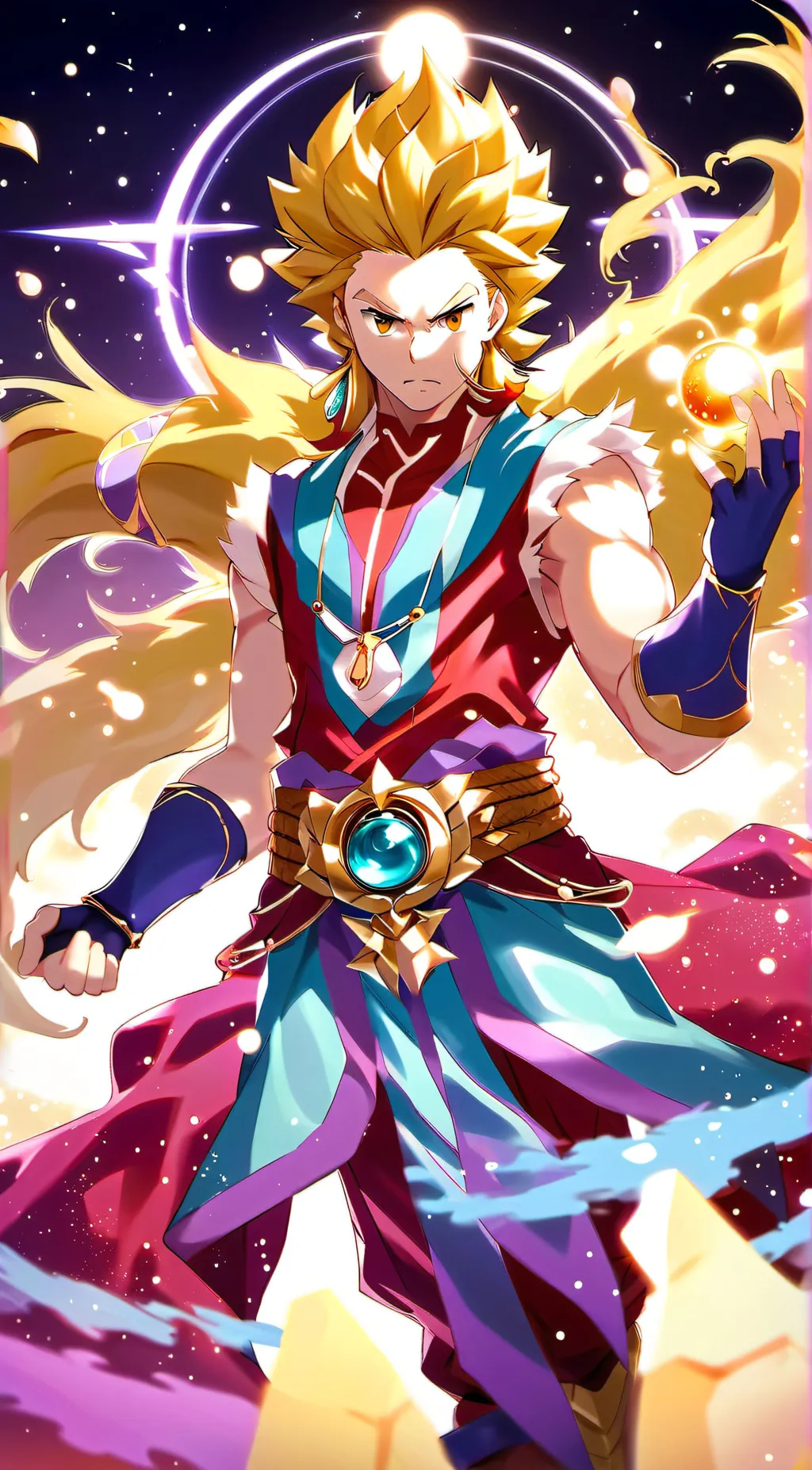 ai character: god father  background