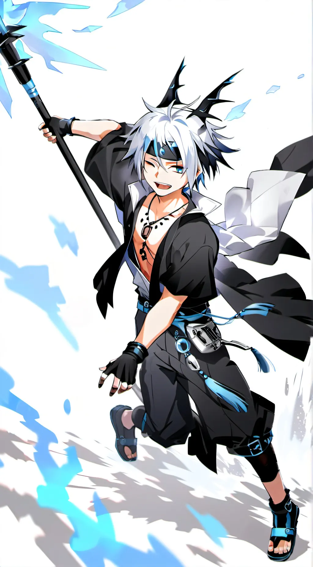 ai character: Horohoro  background